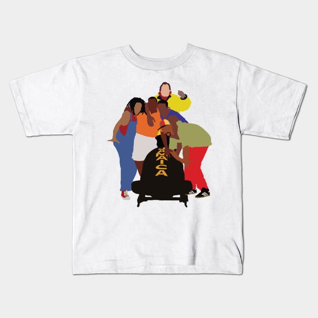 Cool Runnings Kids T-Shirt by FutureSpaceDesigns